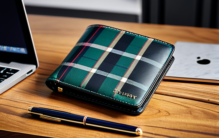 버버리 빈티지 체크 vs 루이비통 모노그램 지갑 - Burberry Wallet**

"A stylish Burberry wallet featuring the classic vintage check pattern, placed on...