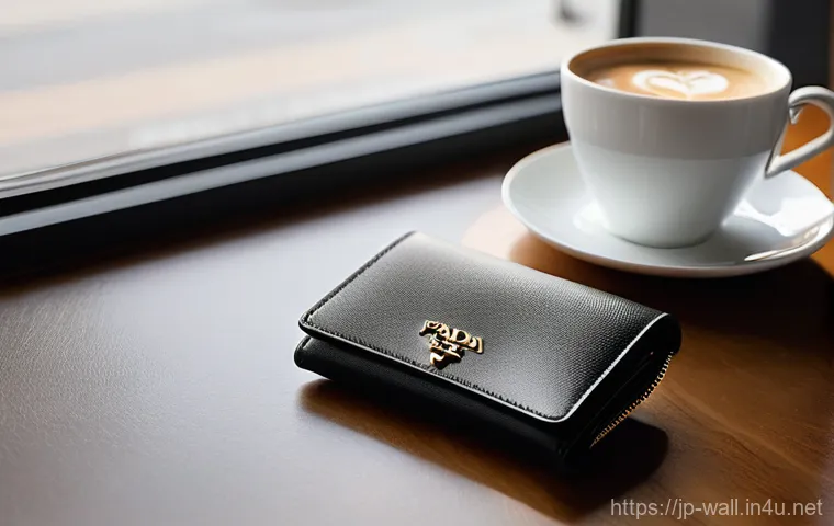 프라다 사피아노 컴팩트 지갑 추천 - Prompt 1: Everyday Elegance and Durability**