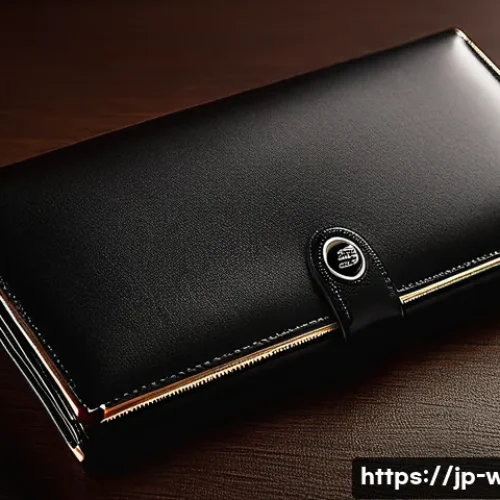듀퐁 가죽 지갑의 품질과 스타일 - The Executive's Companion: Classic Calf Leather Long Wallet**

A close-up, high-definition photograp...