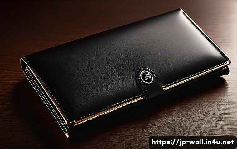 듀퐁 가죽 지갑의 품질과 스타일 - The Executive's Companion: Classic Calf Leather Long Wallet**

A close-up, high-definition photograp...